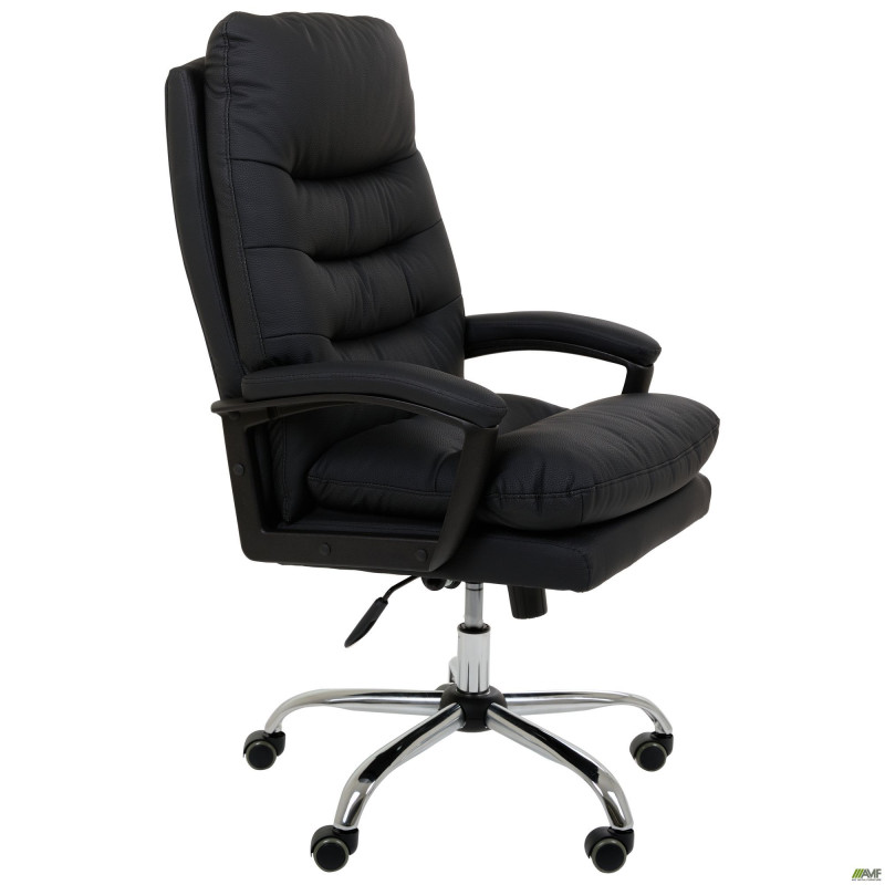 Кресло руководителя Armani кожзам черный (A555341)