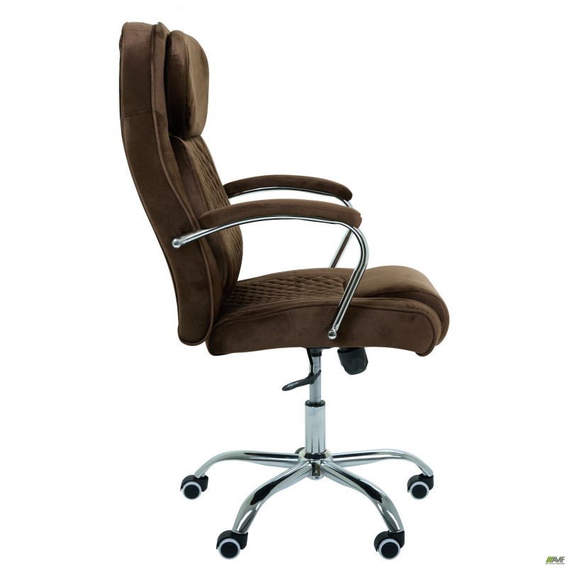 Кресло руководителя Oliver velvet brown (A555381)