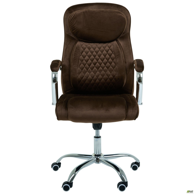 Кресло руководителя Oliver velvet brown (A555381)