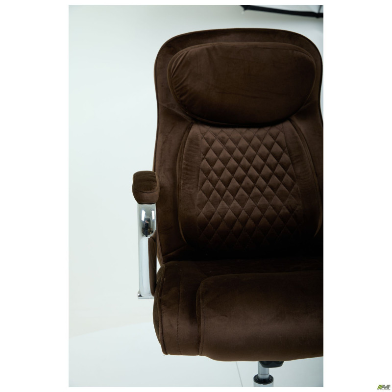 Кресло руководителя Oliver velvet brown (A555381)