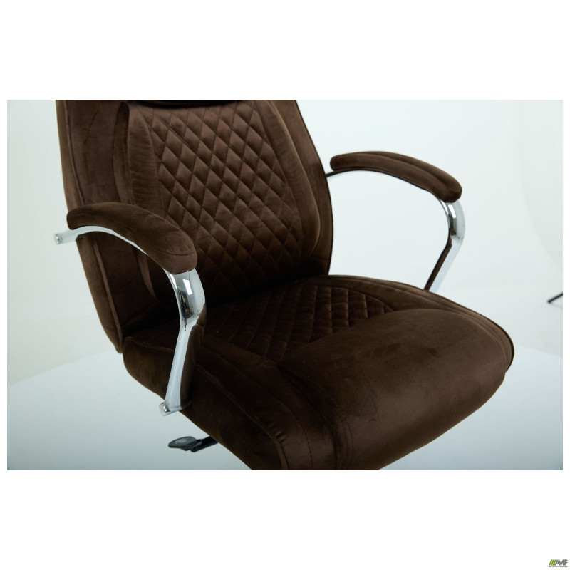 Кресло руководителя Oliver velvet brown (A555381)