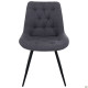Стілець поворотний обідній Liara 180° темно-сірий (A555398)