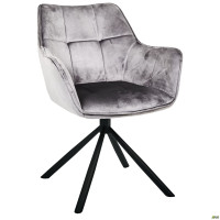 Кресло поворотное Jasmin вельвет теплый серый (A555550)