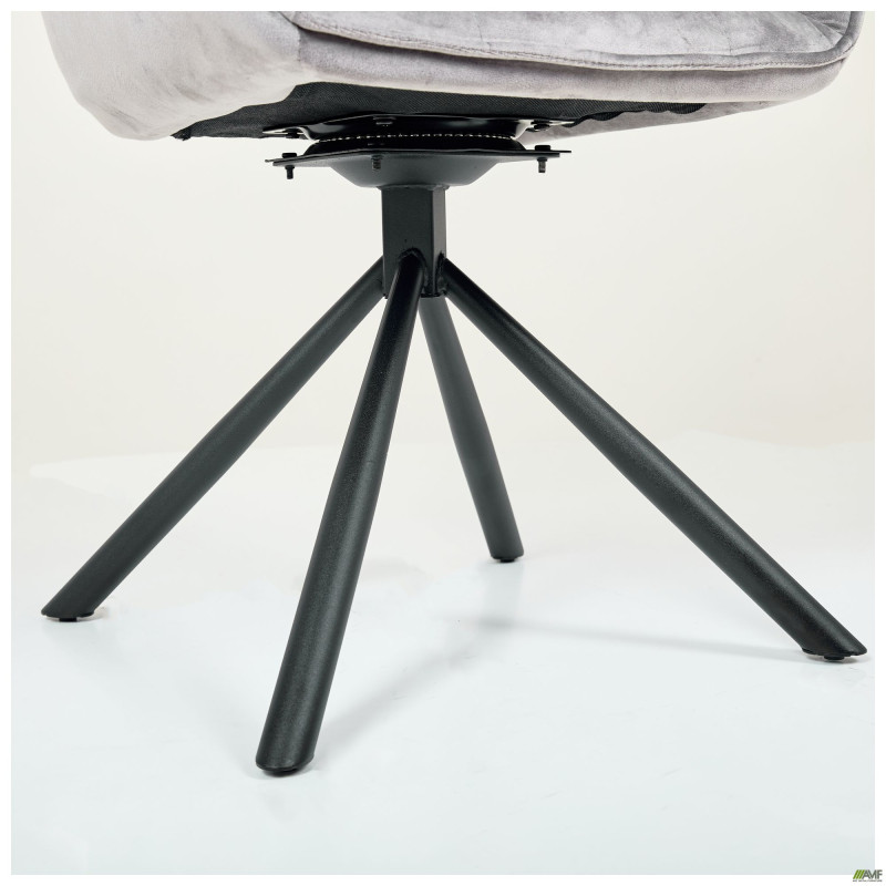 Кресло поворотное Jasmin вельвет теплый серый (A555550)