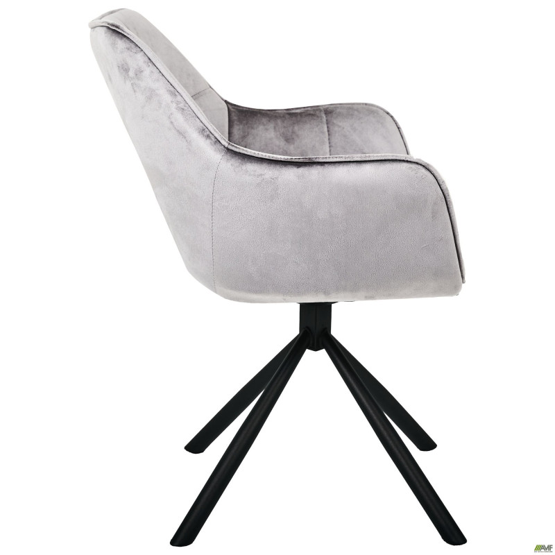 Кресло поворотное Jasmin вельвет теплый серый (A555550)