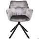 Кресло поворотное Jasmin вельвет теплый серый (A555550)