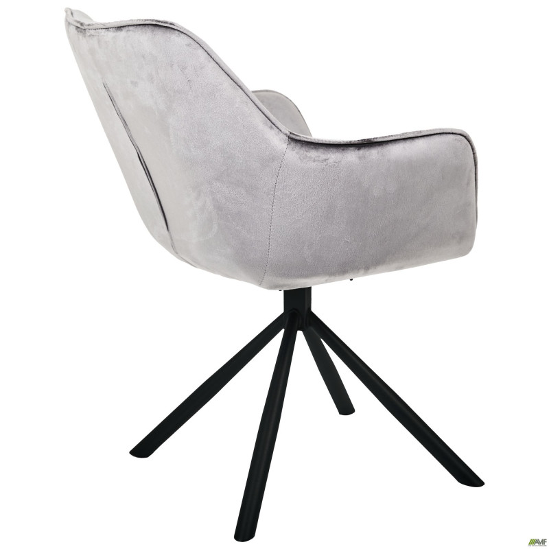 Кресло поворотное Jasmin вельвет теплый серый (A555550)