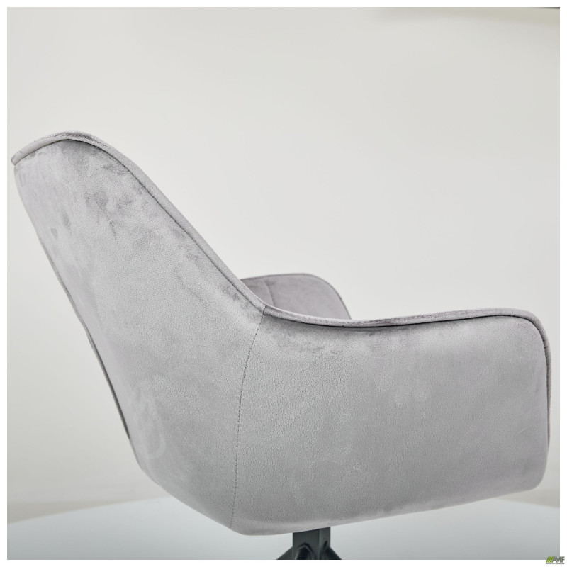 Кресло поворотное Jasmin вельвет теплый серый (A555550)