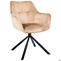 Кресло поворотное Jasmin вельвет капучино (A555551)