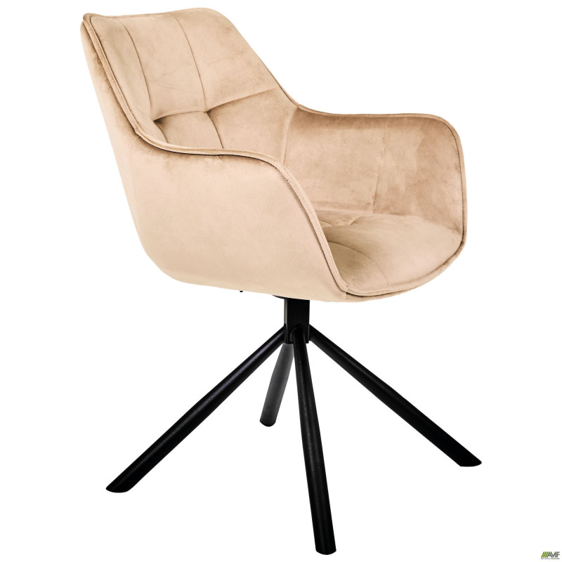 Кресло поворотное Jasmin вельвет капучино (A555551)