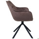 Кресло поворотное Jasmin вельвет шоколад (A555552)
