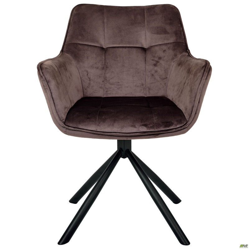 Кресло поворотное Jasmin вельвет шоколад (A555552)