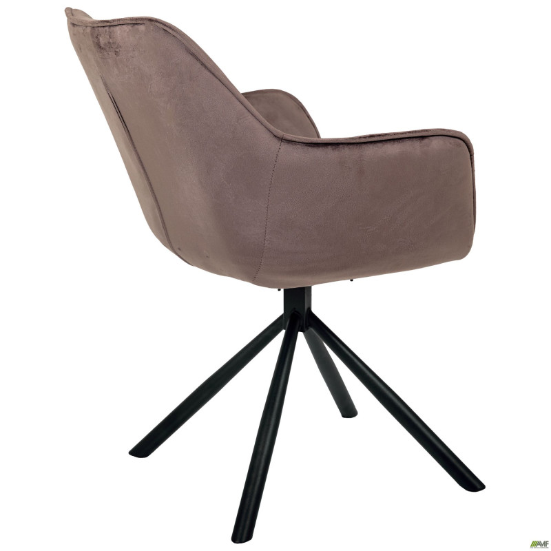 Кресло поворотное Jasmin вельвет шоколад (A555552)