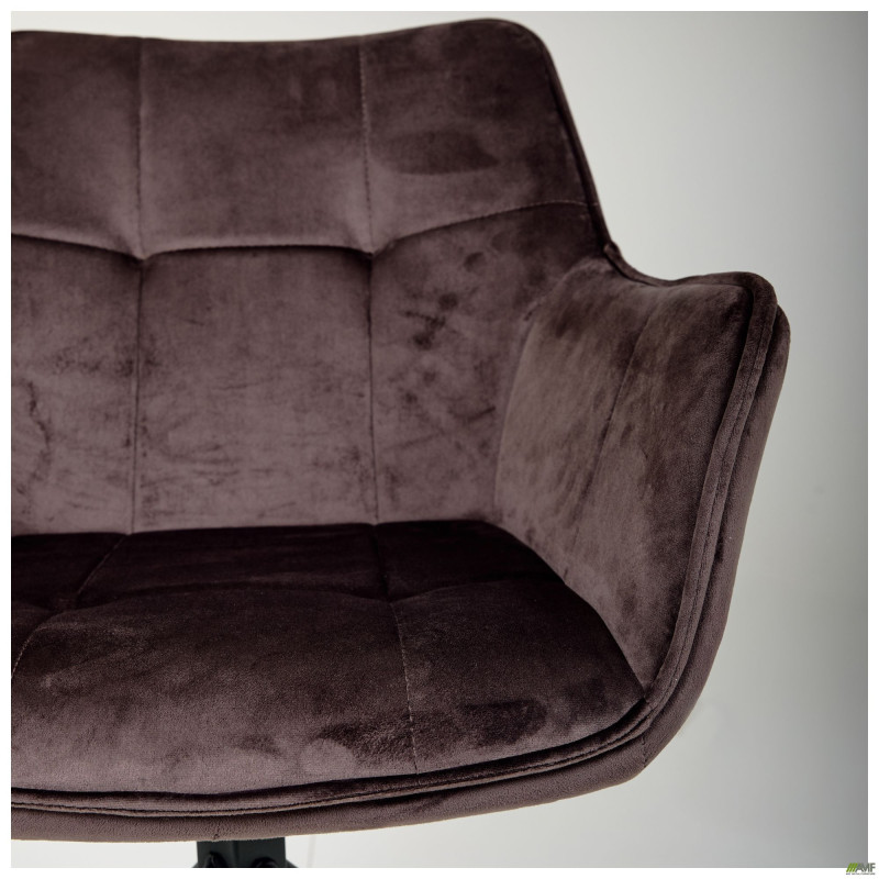 Кресло поворотное Jasmin вельвет шоколад (A555552)