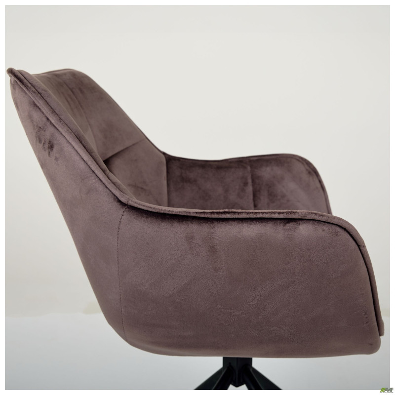 Кресло поворотное Jasmin вельвет шоколад (A555552)