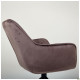 Кресло поворотное Jasmin вельвет шоколад (A555552)