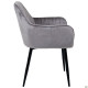 Кресло Venera-C вельвет теплый серый (A555553)