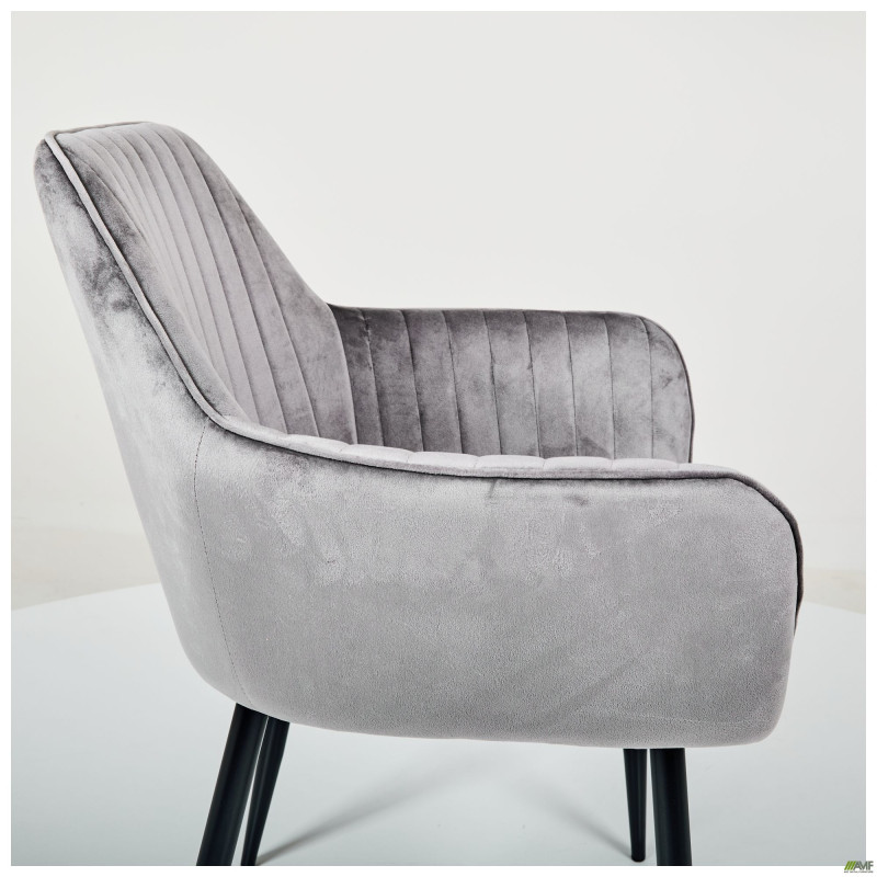 Кресло Venera-C вельвет теплый серый (A555553)