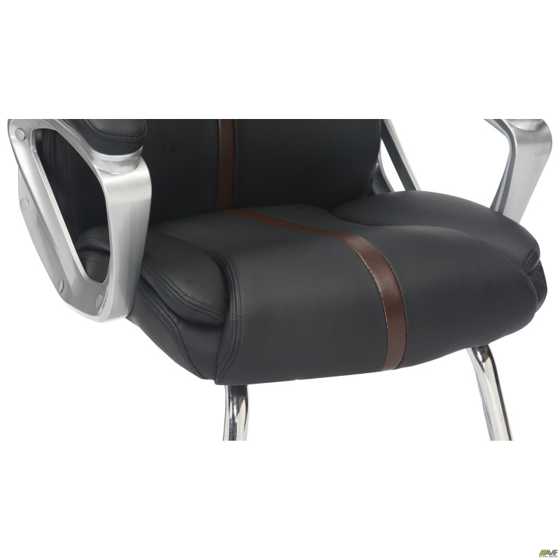 Крісло конференційне Seltic CF шкірозамінник чорний (A555559)