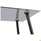 Стол Umberto черный/стекло тонированное серое (A555560)