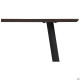 Стол Sheffield черный/МДФ темно-коричневый (A555566)