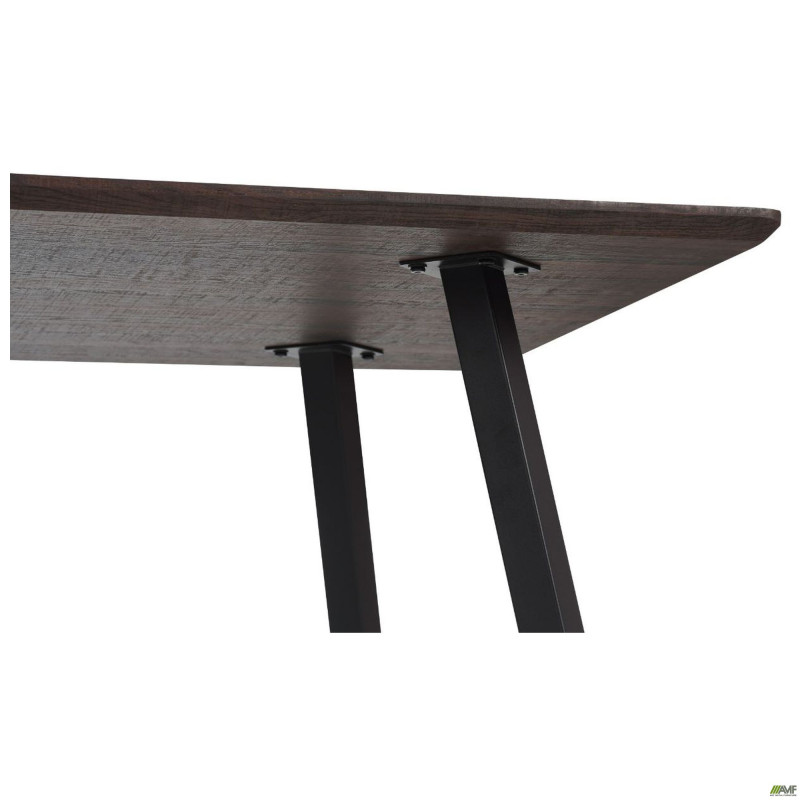 Стол Sheffield черный/МДФ темно-коричневый (A555566)