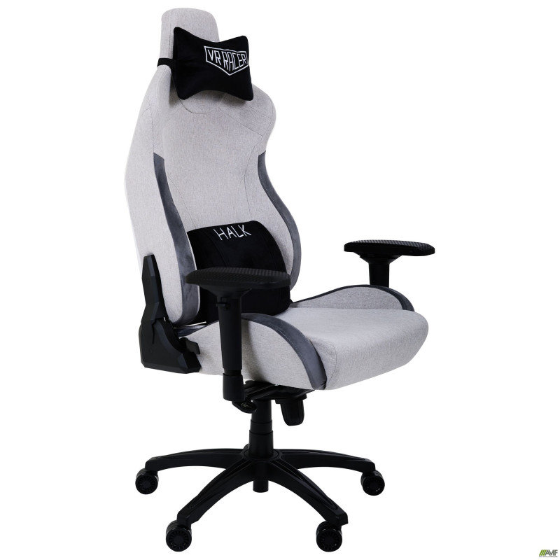Крісло геймерське VR Racer Textile Halk сірий (A555573)