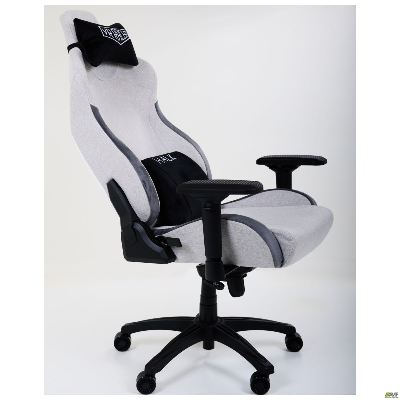 Крісло геймерське VR Racer Textile Halk сірий (A555573)