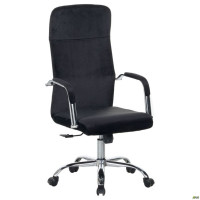 Кресло руководителя Gaspar велюр черный (A555608)