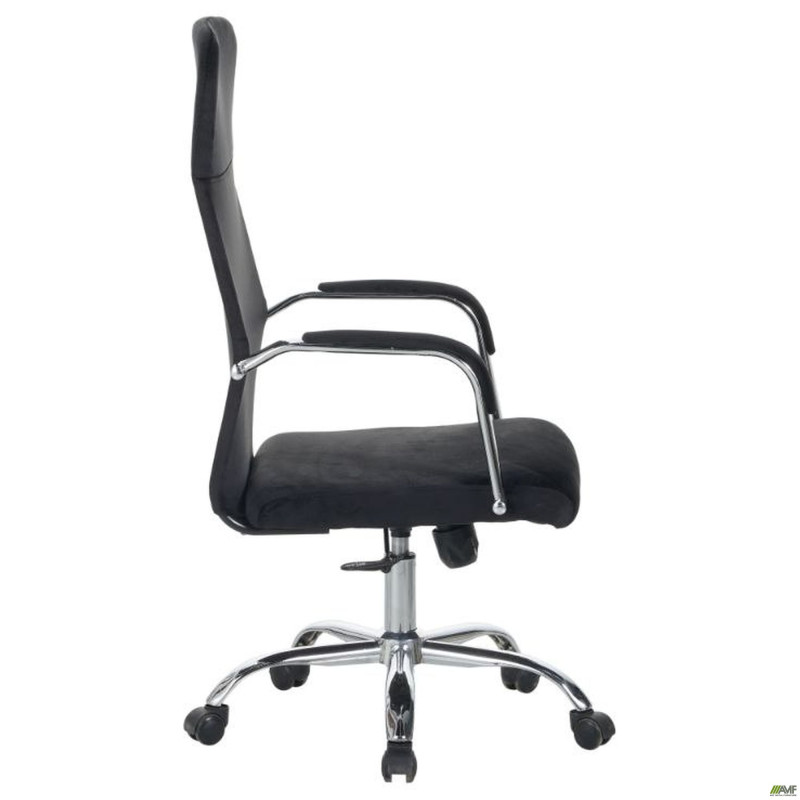 Кресло руководителя Gaspar велюр черный (A555608)