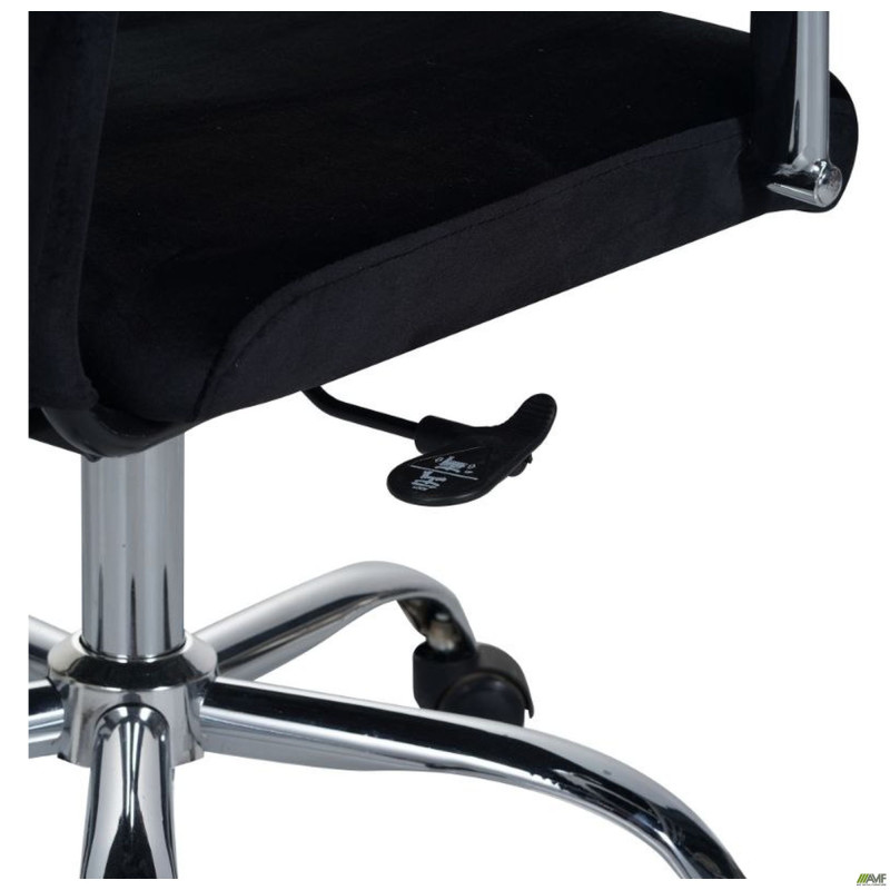 Кресло руководителя Gaspar велюр черный (A555608)