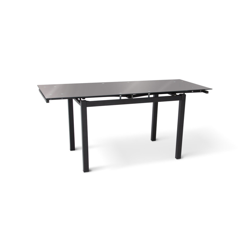 Стіл Венді XS-1025, 80/130*65, чорний (скло) (А0052125)