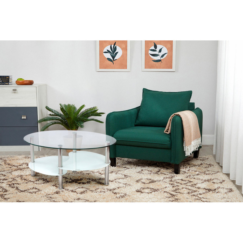 Стіл журнальний Ненсі XS-3191, білий (А0056184)