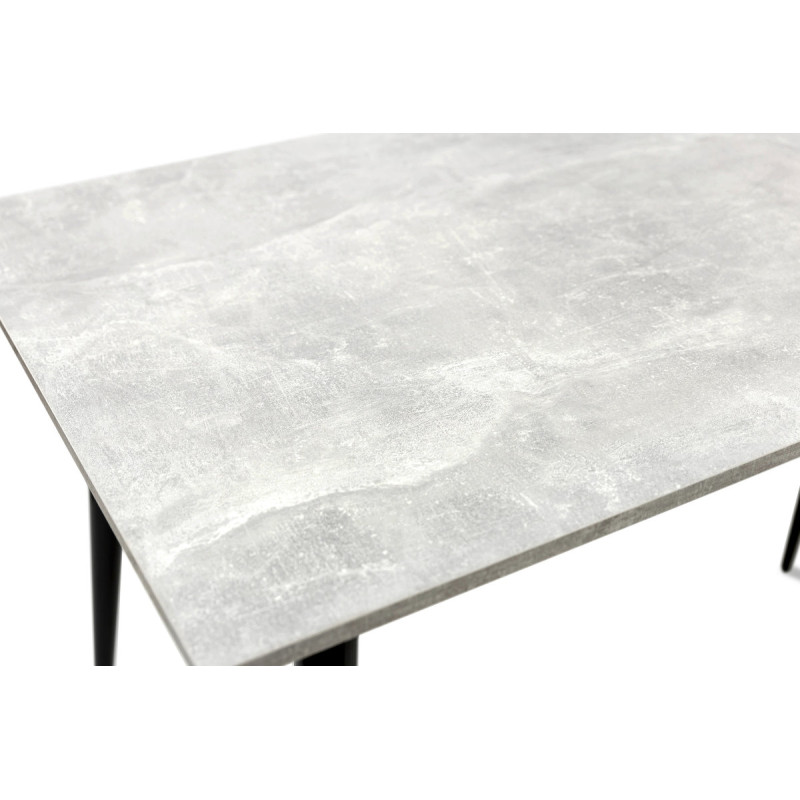 Стол Гейт 120/80*75, индастриал/черные ноги (А0058010)