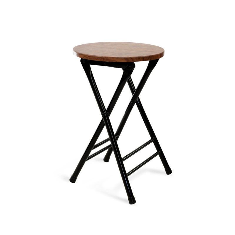 Табурет раскладной Чип, орех/черный (А0057938)