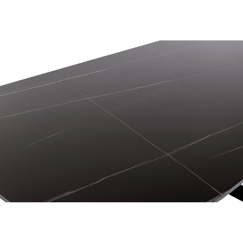 Стіл Грінвіч XS-1346, (160*90), чорний/мармур (А0054746)