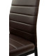 Стул Рио, черный/кожзам темный шоколад (А0056265)