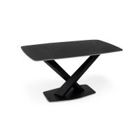 Стіл БІНГО 140*80,  кераміка чорний мармур (А0055671)