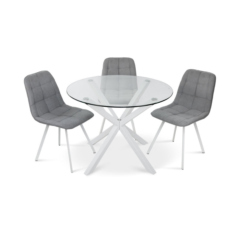 Стіл Джин XS-1298, (D=100), білий (А0055132)