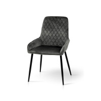 Стілець Ніколь XS-2839, чорний/графіт (А0053273)