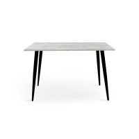 Стол Гейт 120/80*75, индастриал/черные ноги (А0058010)