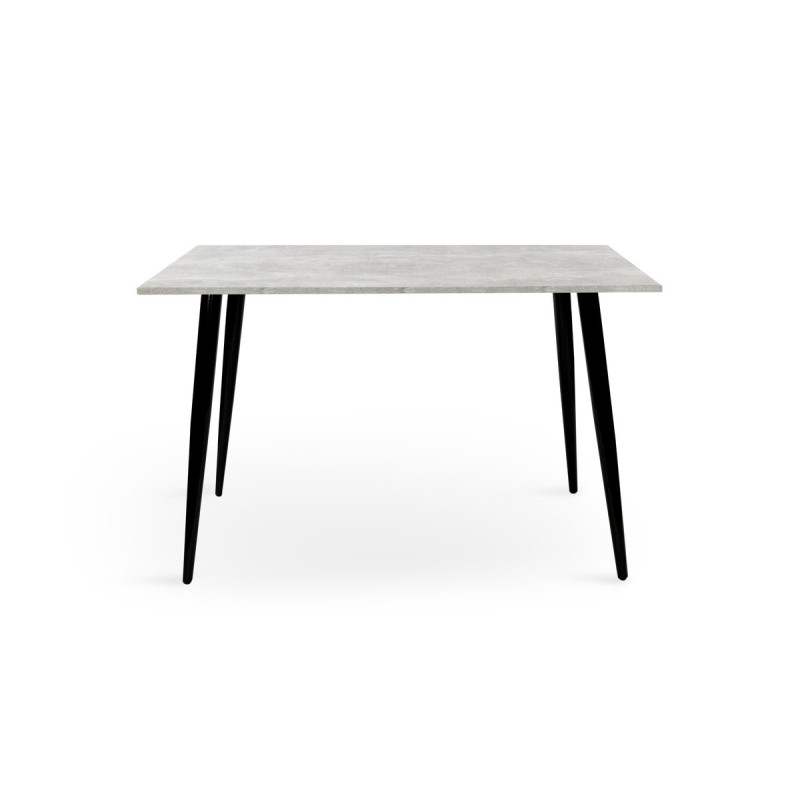 Стол Гейт 120/80*75, индастриал/черные ноги (А0058010)