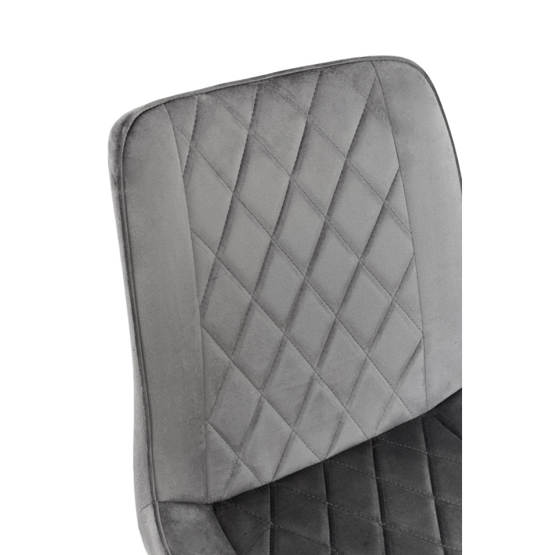 Стілець КОРФУ, велюр сірий (А0054925)