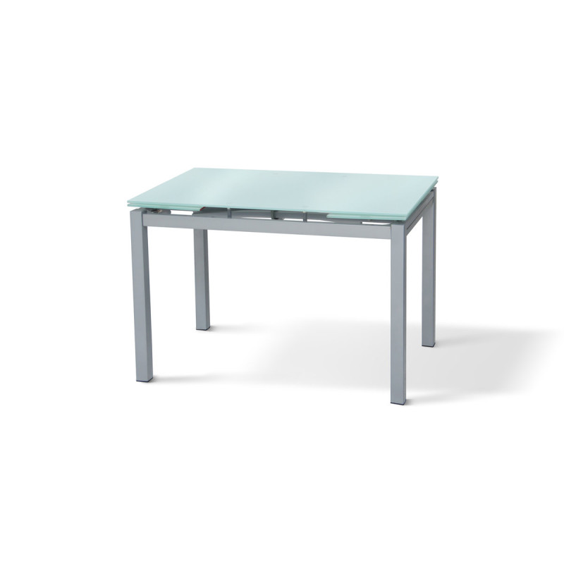 Стіл Венді XS-1025, 110/170*70, білий/сірі ноги (А0050890)