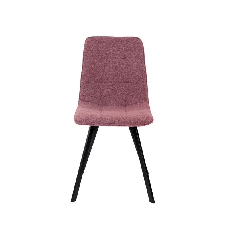 Стул ФРЕШ (квадрат) черный/букле кирпичная (А0057506)