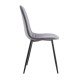 Стілець Яріс чорний/велюр сірий, G062-40 (А0060212)