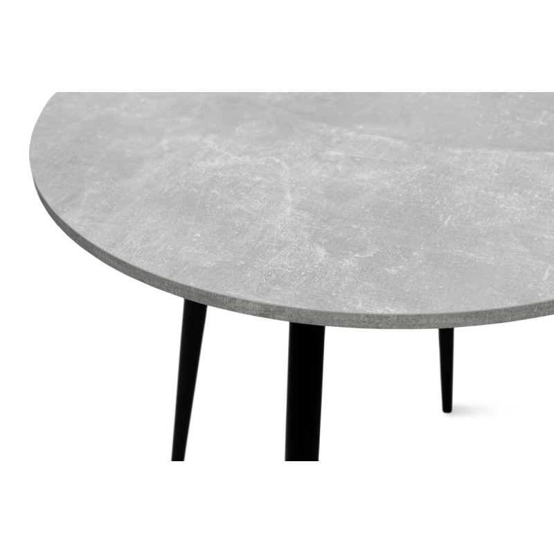 Стіл Слот D-80, індастріал /чорні ноги (А0058134)