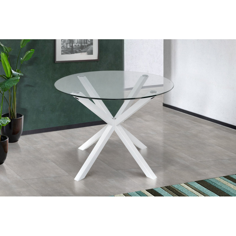 Стіл Джин XS-1298, (D=100), білий (А0055132)