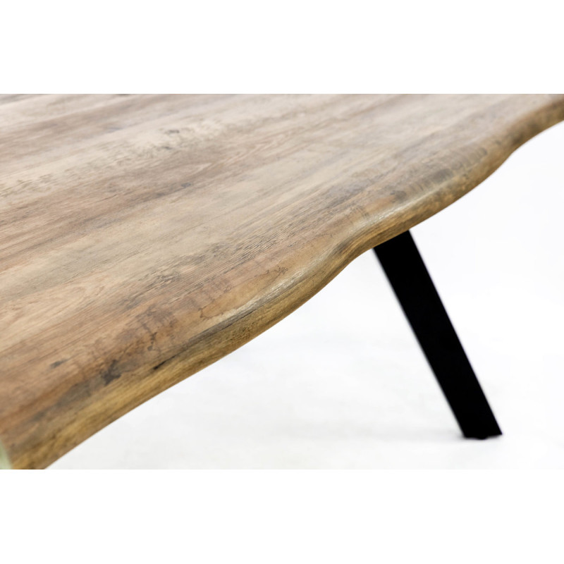 Стіл Метрополь, (160*90), чорний/штучний шпон MDF (А0054748)