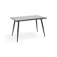 Стіл Торнадо, 120*70, чорний/MDF сірий бетон (А0055443)